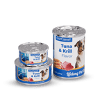 Ground Dinner Wet Dog Food Variety Pack, Tuna &Krill Flavor and Chopped Dinner with Tuna and Krill, Made with Natural Ingredients