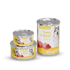 Ground Dinner Wet Dog Food Variety Pack, Tuna &Beef Flavor and Chopped Dinner with Tuna and Beef, Made with Natural Ingredients