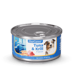 Ground Dinner Wet Dog Food Variety Pack, Tuna &Krill Flavor and Chopped Dinner with Tuna and Krill, Made with Natural Ingredients