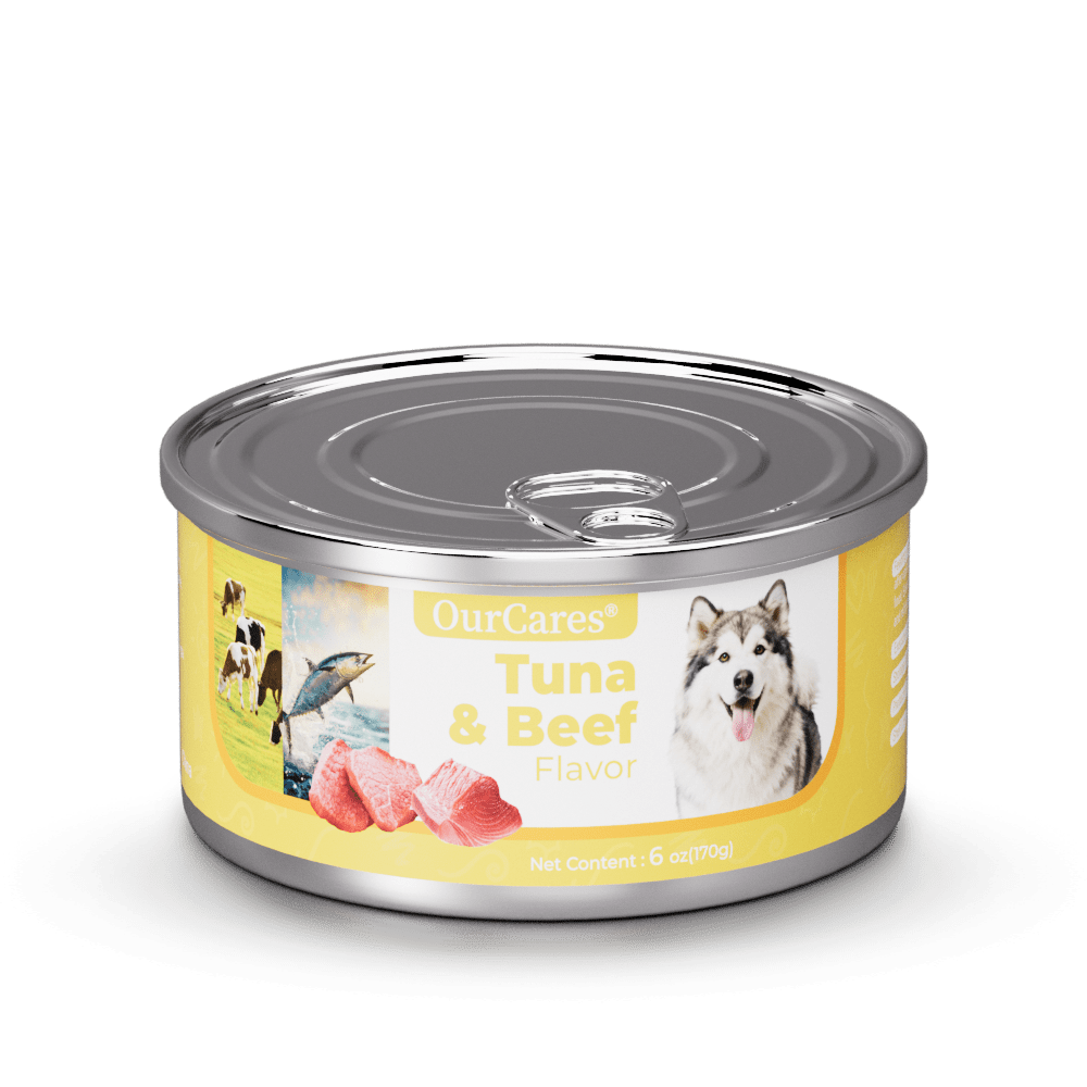 Ground Dinner Wet Dog Food Variety Pack, Tuna &Beef Flavor and Chopped Dinner with Tuna and Beef, Made with Natural Ingredients
