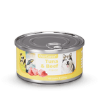 Ground Dinner Wet Dog Food Variety Pack, Tuna &Beef Flavor and Chopped Dinner with Tuna and Beef, Made with Natural Ingredients