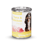 Ground Dinner Wet Dog Food Variety Pack, Tuna &Chicken Flavor and Chopped Dinner with Tuna and Chicken, Made with Natural Ingredients