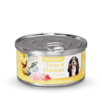 Ground Dinner Wet Dog Food Variety Pack, Tuna &Chicken Flavor and Chopped Dinner with Tuna and Chicken, Made with Natural Ingredients