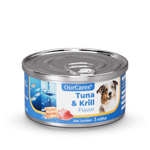 Ground Dinner Wet Dog Food Variety Pack, Tuna &Krill Flavor and Chopped Dinner with Tuna and Krill, Made with Natural Ingredients