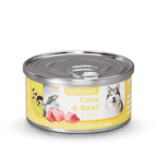 Ground Dinner Wet Dog Food Variety Pack, Tuna &Beef Flavor and Chopped Dinner with Tuna and Beef, Made with Natural Ingredients