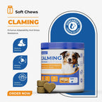 OURCARES Calming Chews for Dogs, Relief for Separation Anxiety, Thunder & Fireworks Stress Support