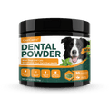 OURCARES Dog Teeth Cleaning Powder, Natural Dental Powder for Tartar & Plaque Removal, Fresh Breath with Natural Plants & Postbiotics