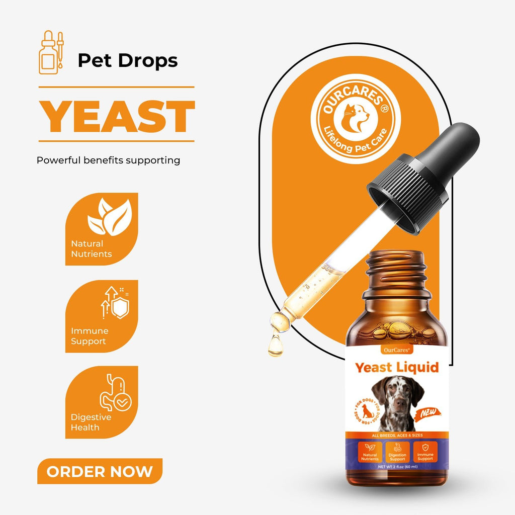 OURCARES Dog Yeast & Itch Relief, Skin Flora Balance & Healthy Skin Support