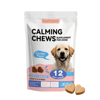 OURCARES Calming Chews for Dogs, Relief for Separation Anxiety, Thunder & Fireworks Stress Support