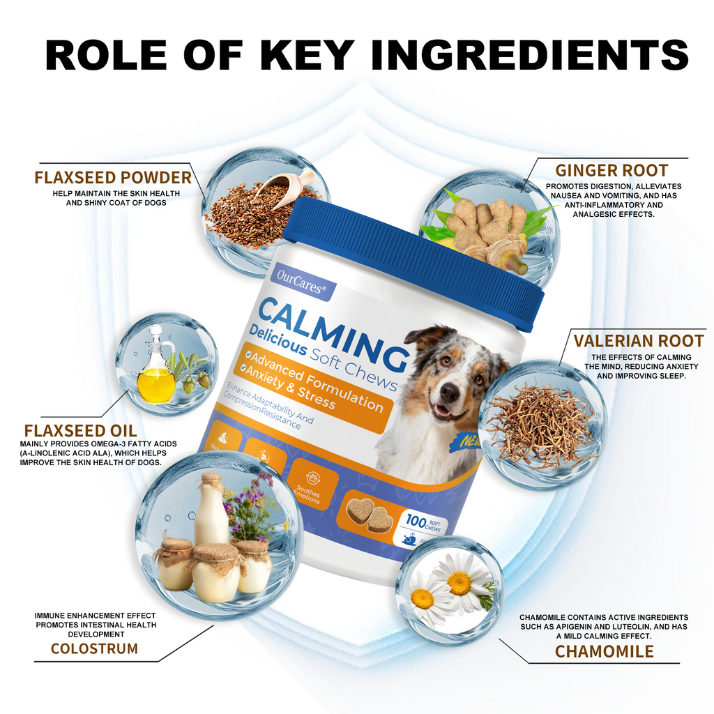 Calming Chews for Dogs - Anxiety Relief