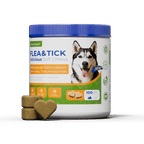 OURCARES Advanced Shield Soft Chews offer natural defense and effective pest protection against fleas and ticks, keep dogs safe and healthy all year round