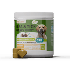 OURCARES Advanced Shield Soft Chews offer natural defense and effective pest protection against fleas and ticks, keep dogs safe and healthy all year round