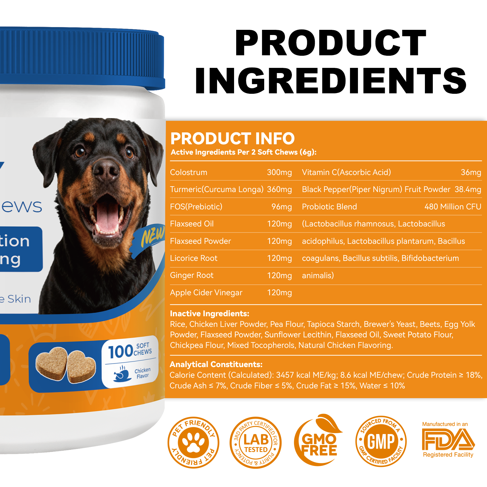 Dog Allergy Relief Chews - Immune Support