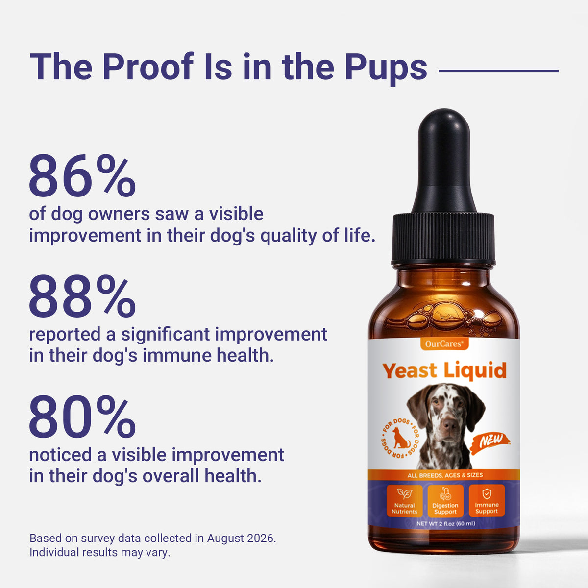 OURCARES Dog Yeast & Itch Relief, Skin Flora Balance & Healthy Skin Support