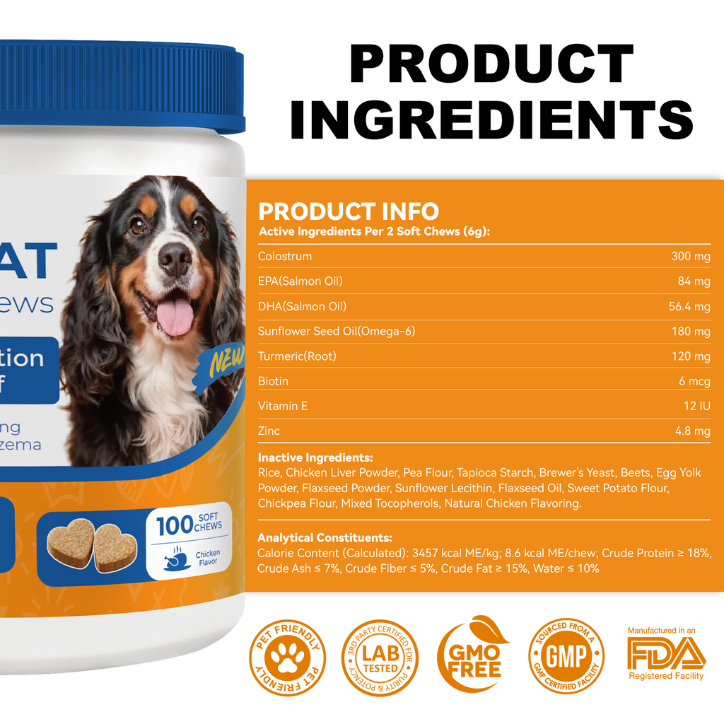 Salmon Oil for Dogs - Skin & Coat Support