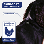 OURCARES Skin and Coat Supplement, Omega-3 for Dogs, Relieves Itchy Skin & Reduces Excessive Shedding