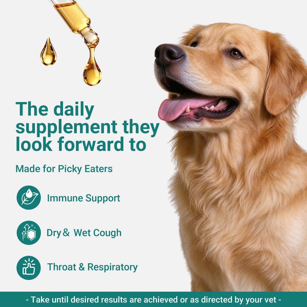 OURCARES Dog Respiratory Support, Soothing Relief for Occasional Cough & Nasal Congestion