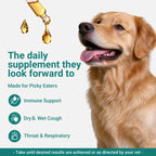 OURCARES Dog Respiratory Support, Soothing Relief for Occasional Cough & Nasal Congestion