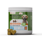 OURCARES Probiotic Bites soft chews support dog digestive health and immune system, daily probiotic supplement for all breeds