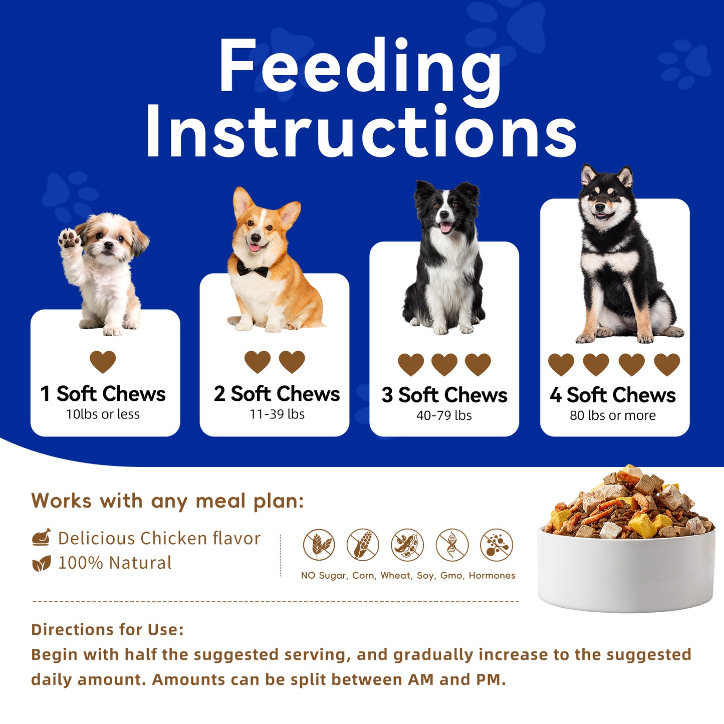 Skin and Coat Supplement - Omega-3 Support for Itchy Skin & Shedding