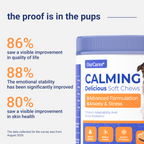 OURCARES Calming Chews for Dogs, Relief for Separation Anxiety, Thunder & Fireworks Stress Support