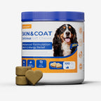 OURCARES Skin and Coat Supplement, Omega-3 for Dogs, Relieves Itchy Skin & Reduces Excessive Shedding