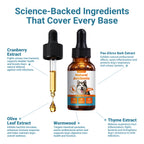 OURCARES Natural Antibiotic for Dogs, Immune Support & Infection Defense Supplement