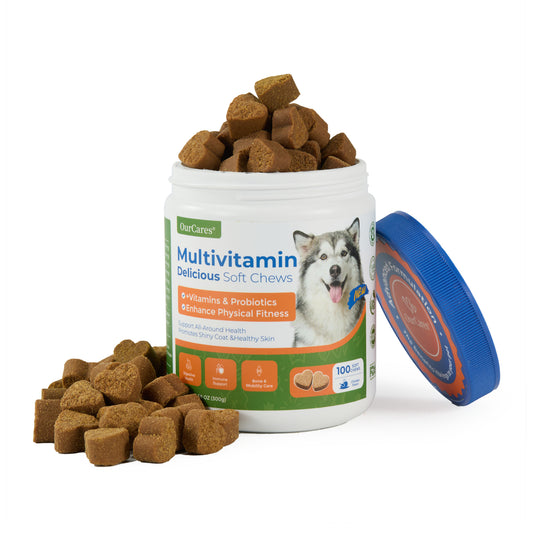 10-in-1 Multivitamin Soft Chews - Daily Support for Skin, Coat, & Joints