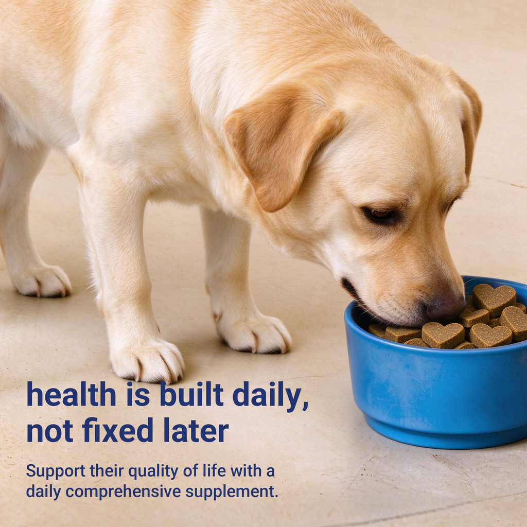 OURCARES Hip and Joint Supplement for Dogs, Glucosamine & Chondroitin Mobility Chews
